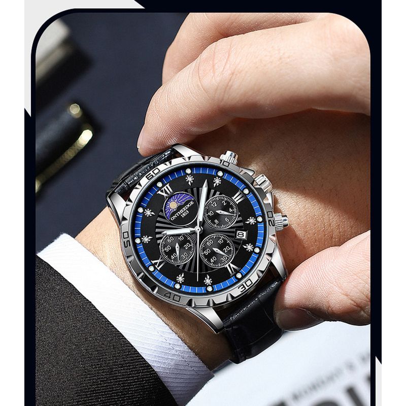 Hot Selling Popular 2024 Men's Sports Multi Functional Non Mechanical Quartz Watch, Personalized Business Watch_voghion.com