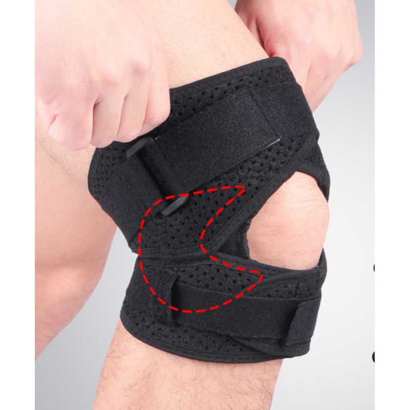 Sportlikud põlvekaitsmed, soojad, põrkevastased, survestatud põlvekedra rihmaga, meeste ja naiste välistingimustes kasutamiseks korvpallis, jalgpallis,_voghion.com