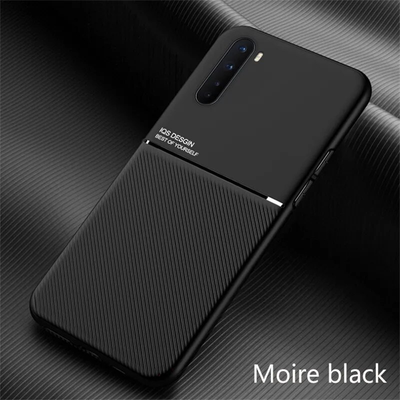 Oneplus Nord Case Leather Magnetic Car Holder Plate Phone Cases For One Plus 11 9 Pro 7 7T 8 8T 9RT 10T ACE 2 Back_voghion.com