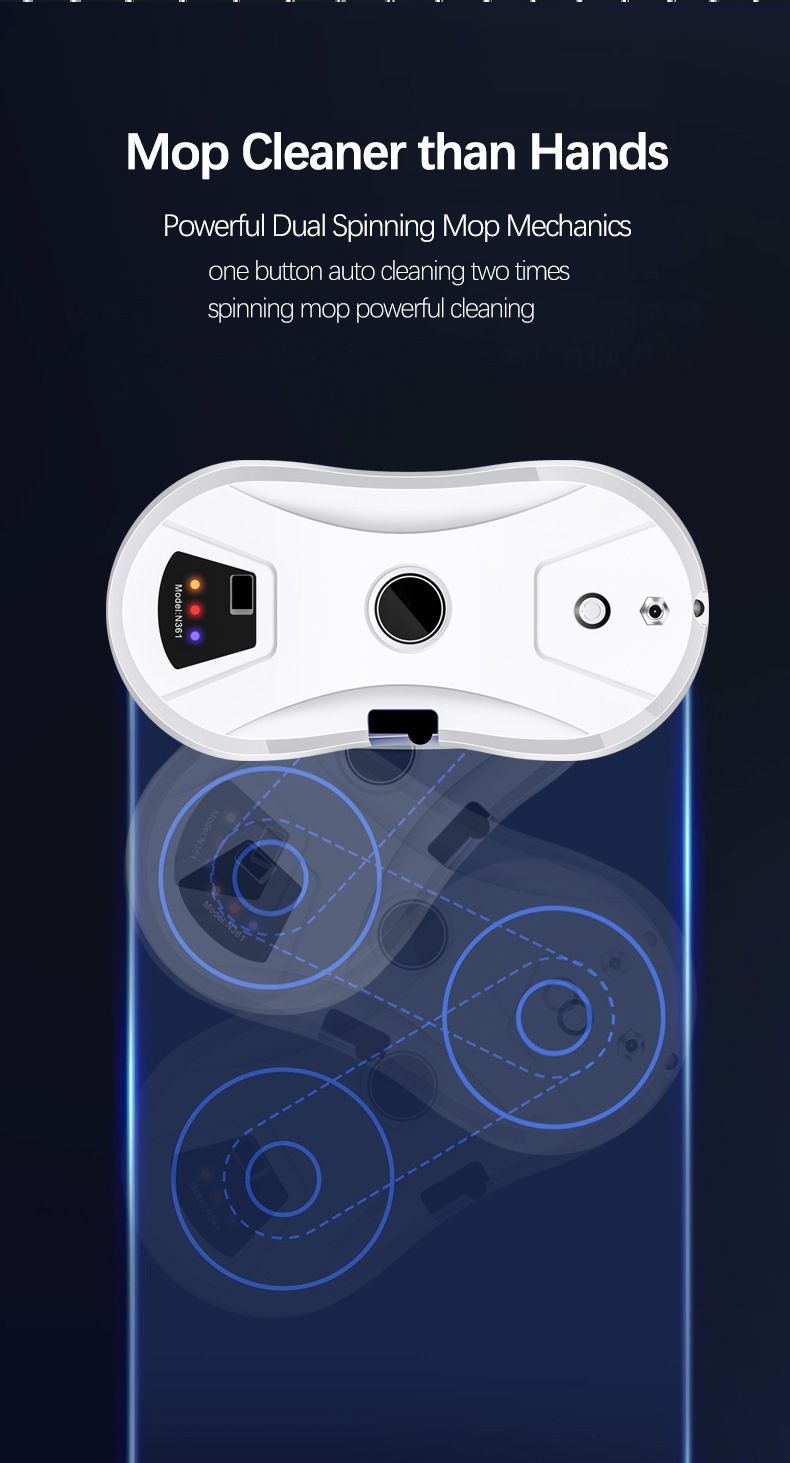 Direct Cleaner Water Spray Model Smart Window Robot RZ1-11 Glass Cleaning 14s_voghion.com