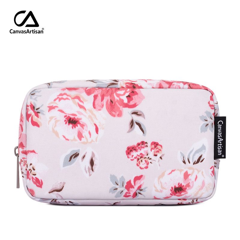Canvasartisan Printed 3C Accessories Small Mobile Phone Power Bank Travel Digital Storage Bag_voghion.com