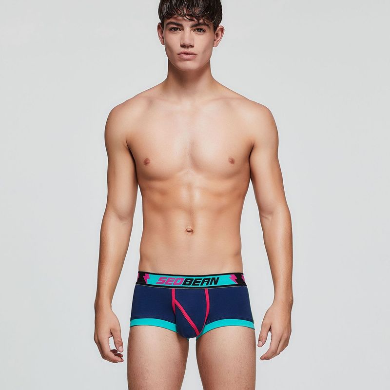 Men's Sexy Mesh Boxer Briefs Sports Four-Corner Breathable New Style Flat Shorts For Men_voghion.com