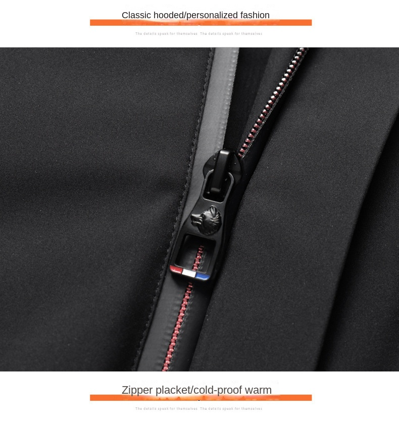 Modische, vielseitige Winterjacke für Herren, leichte Business-Männer mittlerer bis großer Größe, weiße Entendaunen, lässige warme Daunenjacke mit Kapuze, heiße Modelle_voghion.com