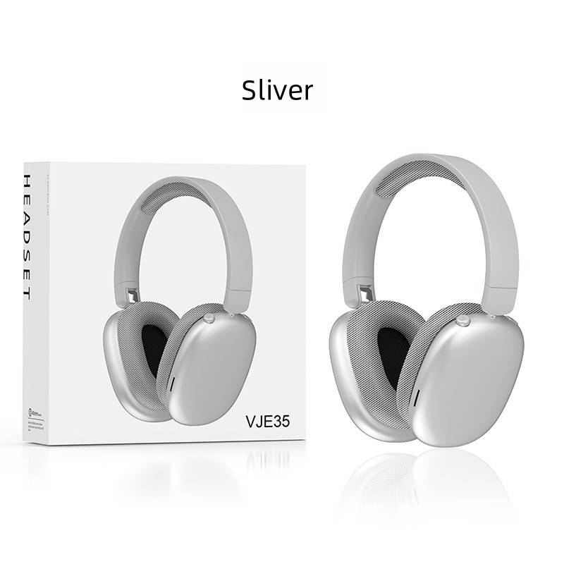 Wireless Bluetooth Headphones Over-Ear, Lightweight Comfort, 50-Hour Playtime, Hi-Fi Stereo Sound, Built-in Mic, Foldable Design For Travel_voghion.com