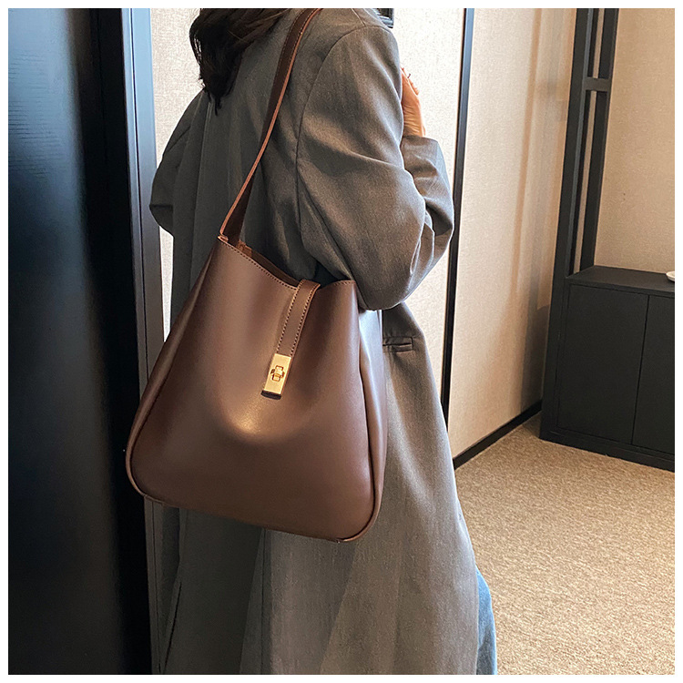 Damentasche, weiche Ledertaschen für Mädchen, Geburtstagsgeschenke, modische Umhängetaschen, 2023 Herbst-Eimertaschen_voghion.com