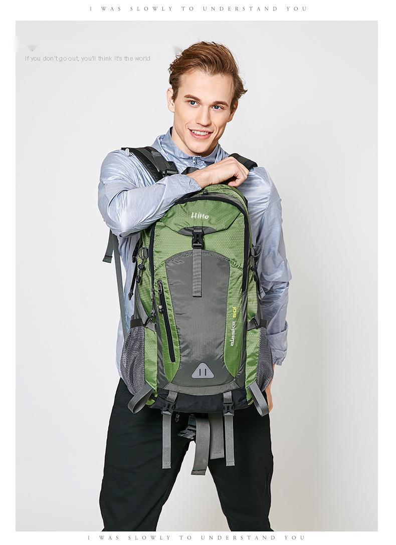 Reiserucksack für Damen mit großem Fassungsvermögen, leichter, wasserdichter Sportrucksack für Herren im Freien_voghion.com