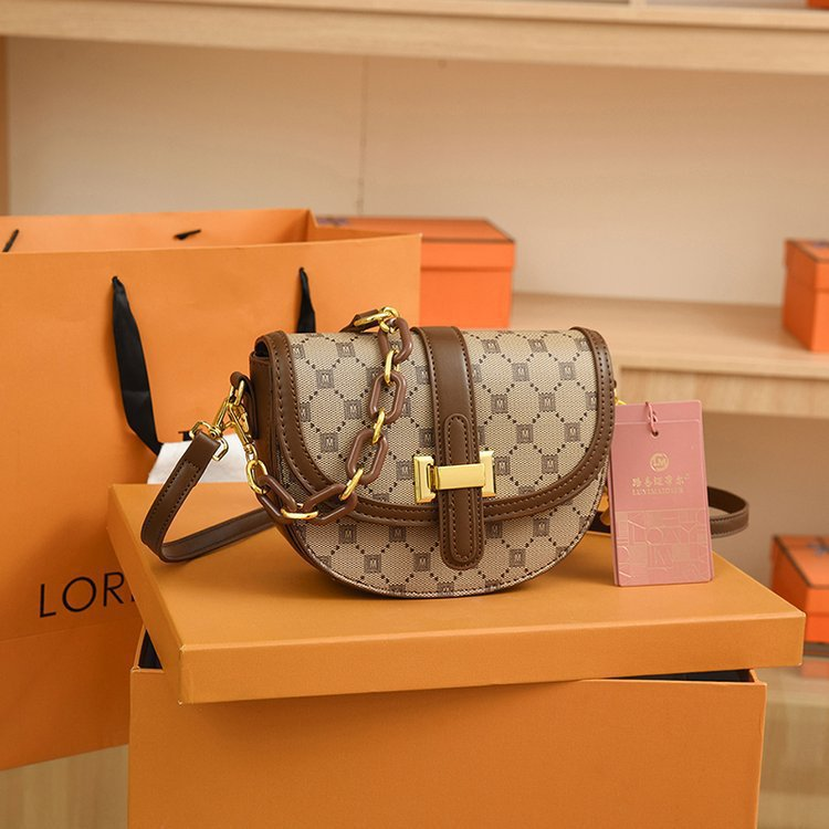 Bolso de mujer 2023 nuevo bolso de sillín bolso de hombro de marea bolso pequeño bolso cruzado de mujer_voghion.com