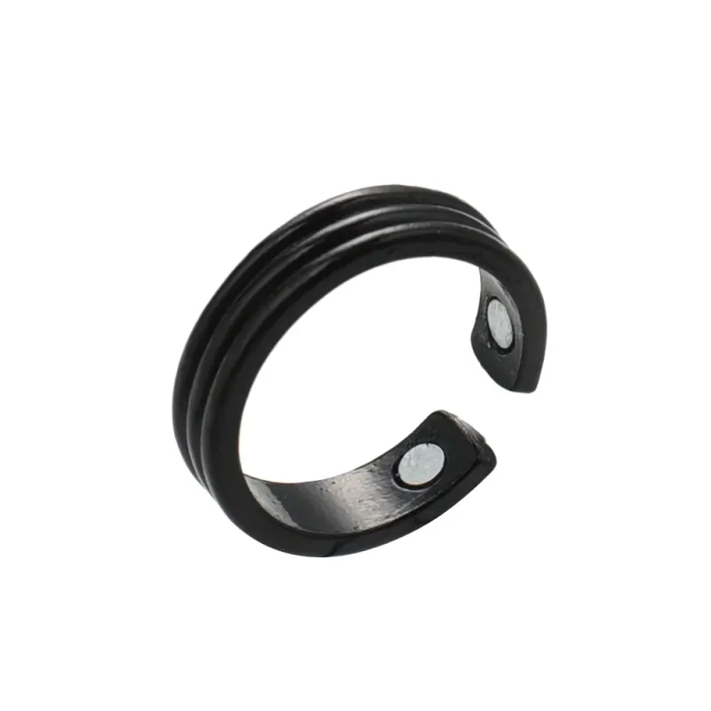 Vânzări fierbinți la modă inel magnetic de slăbire pentru îngrijirea sănătății pentru bărbați și femei, arderea grăsimilor, pierderea în greutate, inele de deschidere din oțel inoxidabil, bijuterii_voghion.com