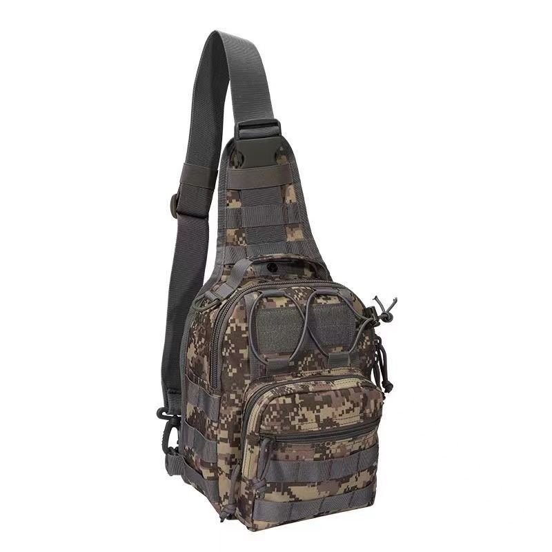 LazyZoom Multifunctional Outdoor Sports Shoulder Casual Hiking Cycling Chest Military Camouflage Tactical Small Waist Bag_voghion.com
