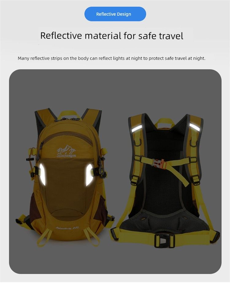 Professionell ryggsäck för män och kvinnor med samma lilla kapacitet, 25 liter, utomhus, vandring, klättring och reseutrustning för kvinnor_voghion.com