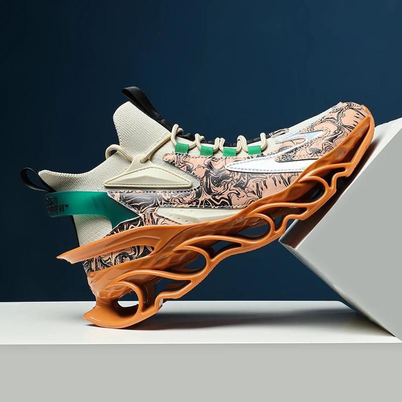 Männliche Casual Tennis Sneakers Trainer Race Atmungsaktive Sportmode Loafers Laufschuhe für Männer Training Runner_voghion.com