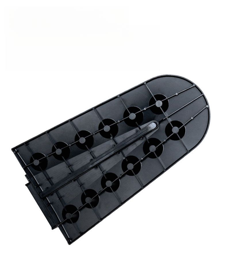 C-Type Lure Storage ABS Plastic Fishing Sea Display Rack 12 Snap Rod Holder_voghion.com