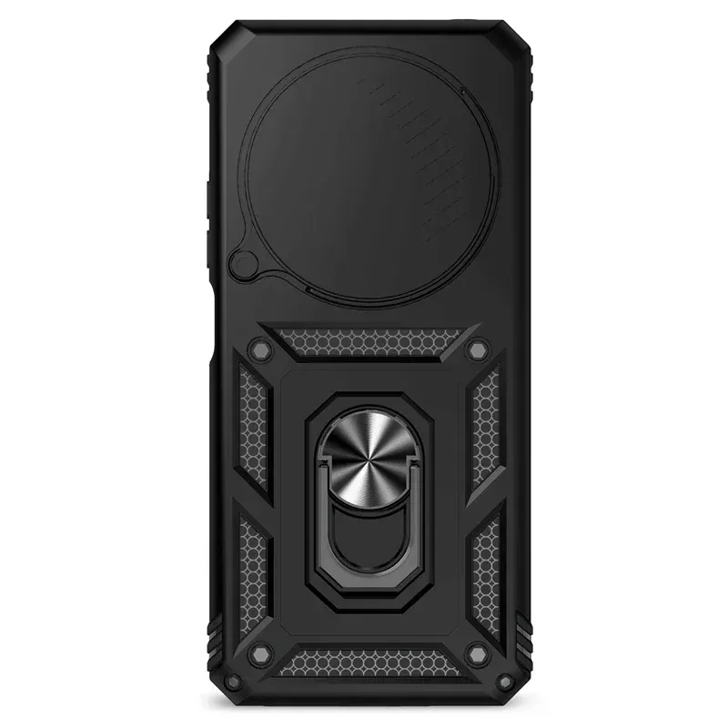 Per Xiaomi Redmi 14C 4G Custodia Armatura Antiurto Copertura Lente Scorrevole Per Redmi14C Supporto Magnetico Per Auto Custodia Ad Anello Per Redmi 14C Funda_voghion.com