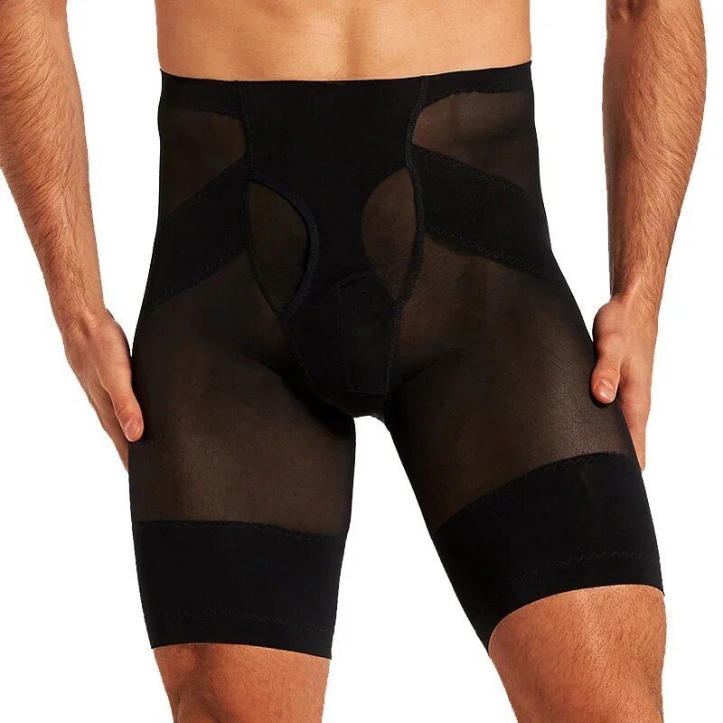 Moške Body Shape Tummy Contol Compession Shots Belly Slim Shapewea Abdomen Reduce Panties Fiess Boxe Pants_voghion.com