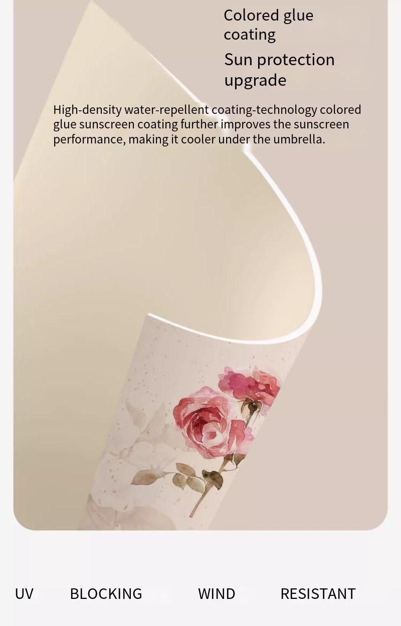 Ombrellone da pioggia e sole all'ingrosso per donna, con gancio dorato, protezione UV, pieghevole, di alta qualità, con sconto del 70%_voghion.com