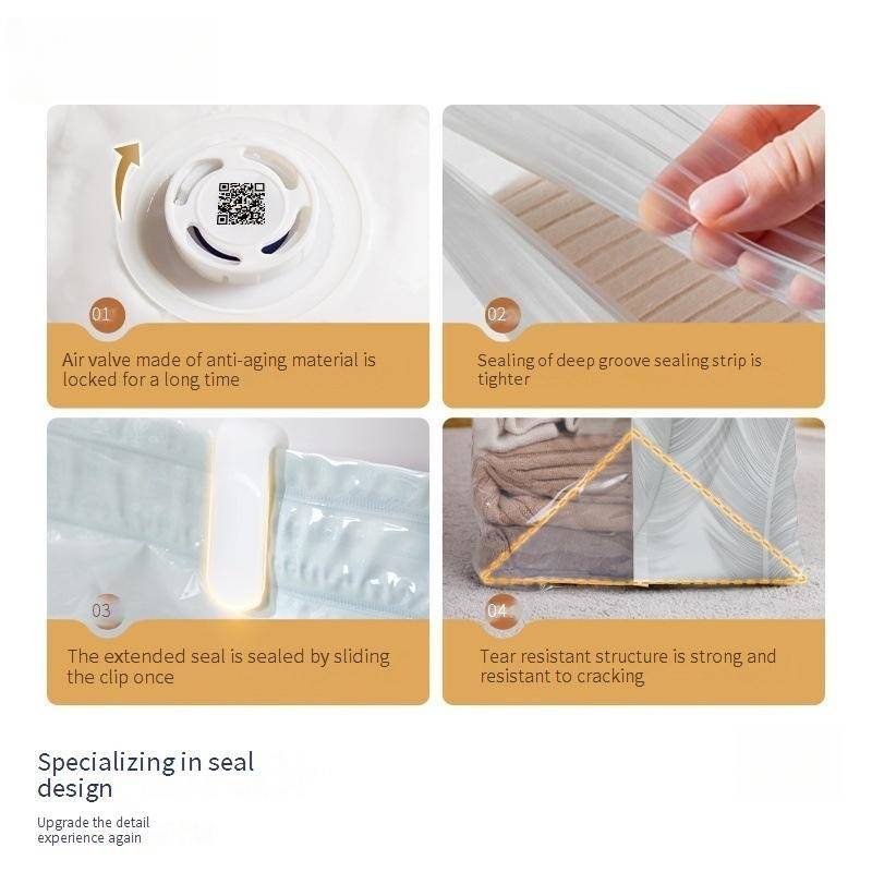 Vacuum Storage Bags With Electric Pump - Extra Large Compression Bags For Blankets & Clothes (100% Waterproof Space Saving Storage Solution)_voghion.com