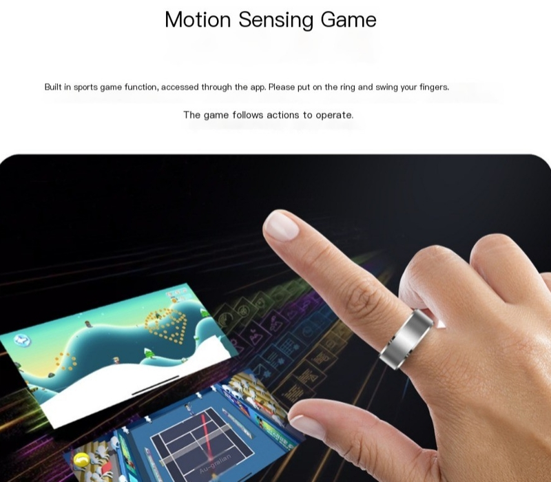 New Smart Ring R5 Waterproof Heart Rate, Blood Pressure, Blood Oxygen, Sleep Monitoring, Multi Sport Photography, Bluetooth Ring_voghion.com