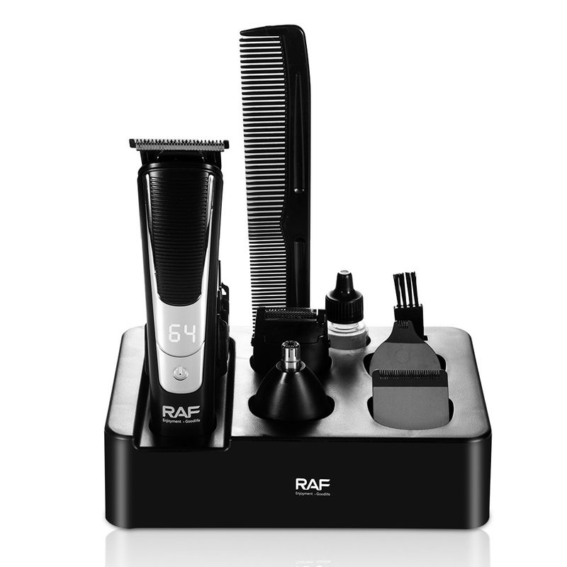 RAF Europäisches grenzüberschreitendes Herren-Set für den täglichen Bedarf, mit Ladefunktion, Haarschneider, Rasierer, USB, R.4202_voghion.com
