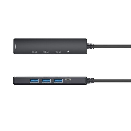 Répartiteur de moyeu USB 3.0 à 4 Ports avec adaptateur de moyeu de charge rapide PD pour ordinateur portable nouveau_voghion.com
