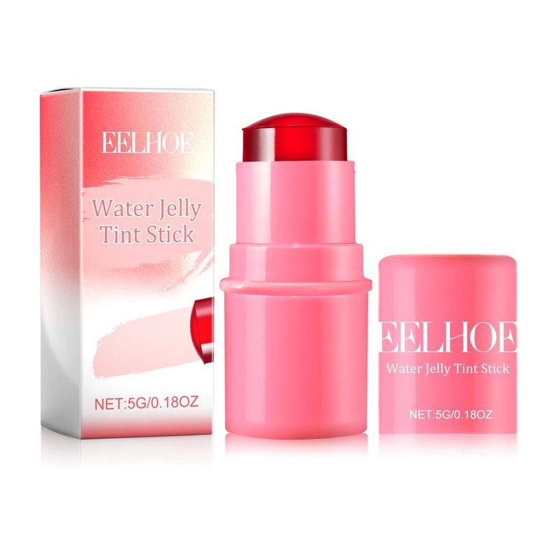 EELHOE Fruit Jelly Blush Lip Gloss Stick Lazy Contouring Even Skin Tone Brightening And Colorful Easy To Apply Lip Gloss Stick_voghion.com