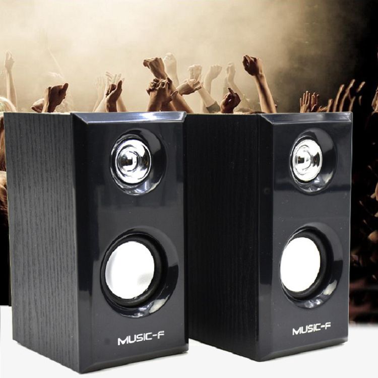 USB zvučnik Stolno prijenosno računalo Audio Drveni subwoofer_voghion.com