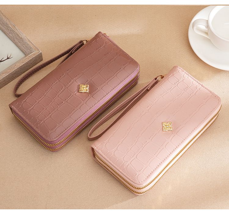 Portemonnee Portemonnee Clutch Tas Portemonnee Meisjes Lange Dubbele Rits Geldclip Mode Grote Capaciteit Delicate Portemonnee Houd Tas_voghion.com