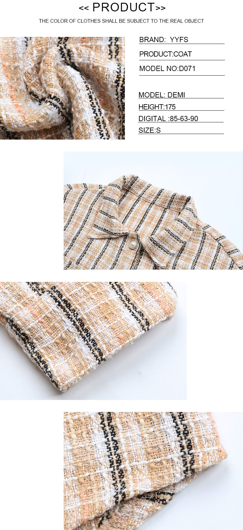 Women's fashion plaid shirt outside to match women_voghion.com