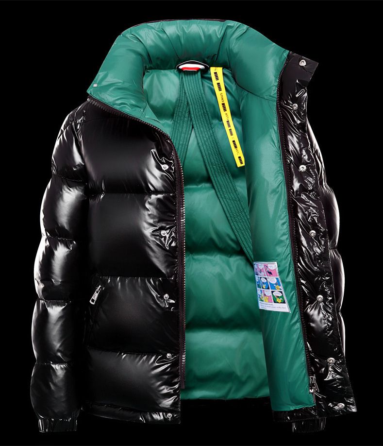 Men's & Women's Short Puffer Jacket With Shiny Finish, 100% White Duck Down, Workwear Style , Windproof & Machine Washable, For Extreme Cold Weather_voghion.com