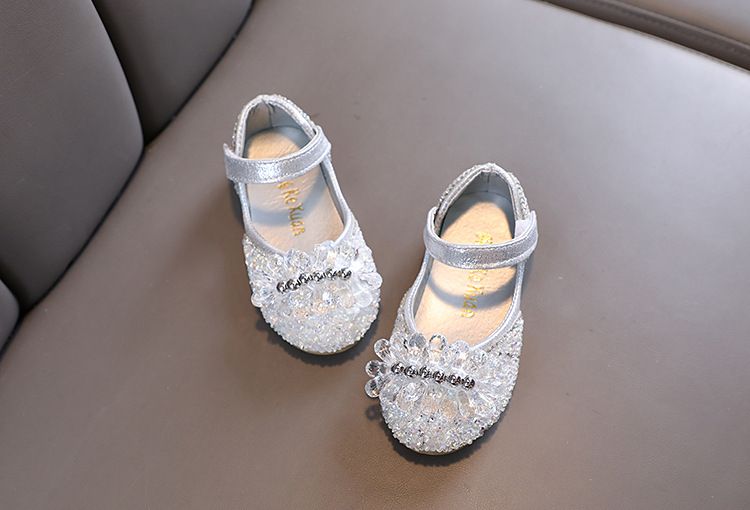 Scarpe da ballo per bambina, bambina, principessa, con diamanti, singole, per spettacoli di danza, per bambini grandi_voghion.com