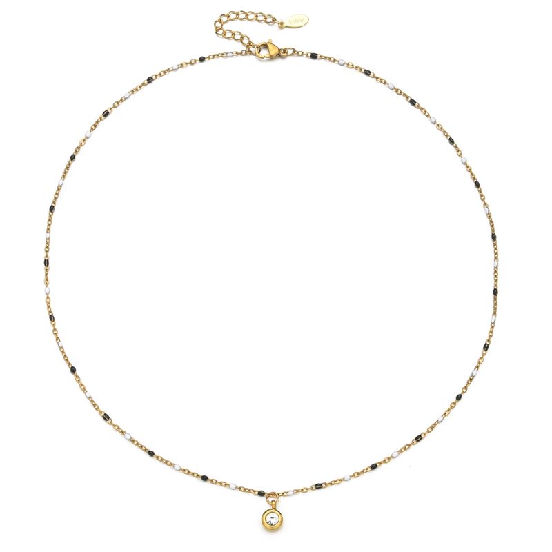 Mode Mode Boho Eenvoudige Gouden Kleur Kristallen Druppel Hanger Choker Ketting Voor Vrouwen Vintage Kraag Kraal Ketting Sieraden Cadeau_voghion.com