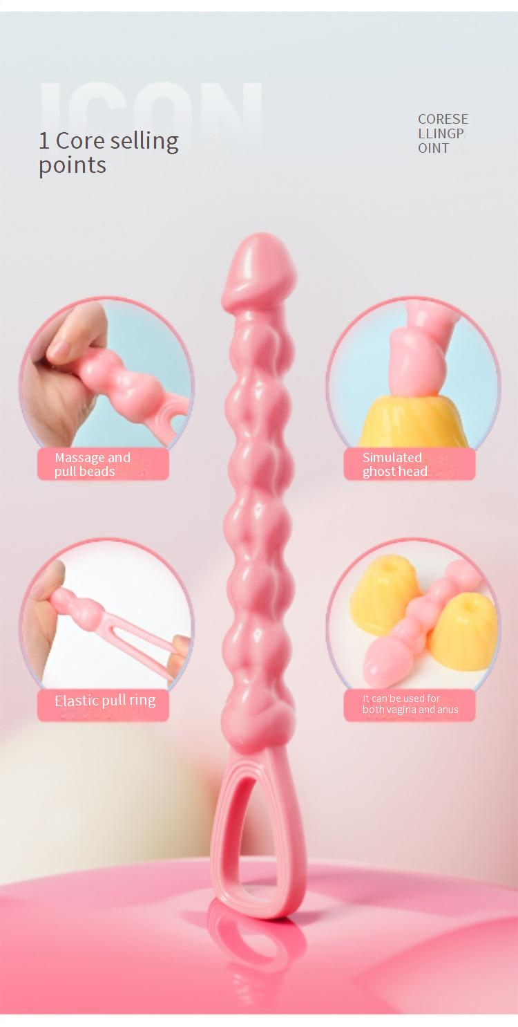 Sexprodukter ROSELEX Japanesch Zuchperlen Manuell Hannergaart Anal Plug Out Fir Laangzäitdroe Männer A Fraen Mat Spillschwanz Sm Spillsaachen_voghion.com