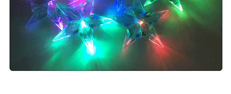 Solar-Powered Blue Star Wind Chime Light - Waterproof Outdoor Garden Decor With Color Changing LED For Patio, Yard, And Park_voghion.com