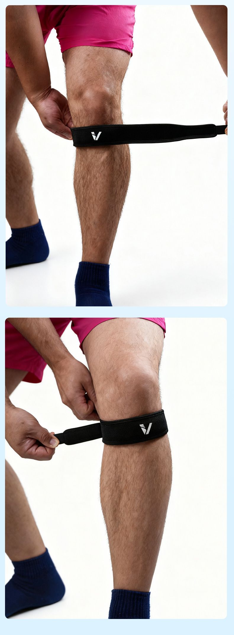 Rodillera deportiva profesional con protección para la rótula y menisco, equipo de baloncesto para hombres y mujeres._voghion.com