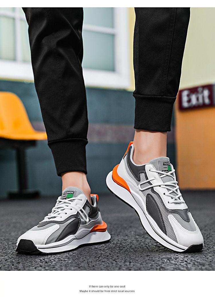 Autumn Men's Breathable Mesh 2025 New Sports Running Casual Height-Increasing Summer Dad Trendy Shoes_voghion.com