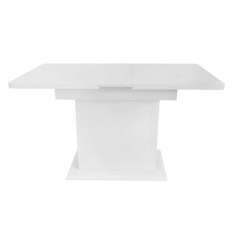 Table à manger extensible avec rangement, table basse rectangulaire, table à manger moderne et simple en fer, table à manger multifonctionnelle peu encombrante, blanche_voghion.com