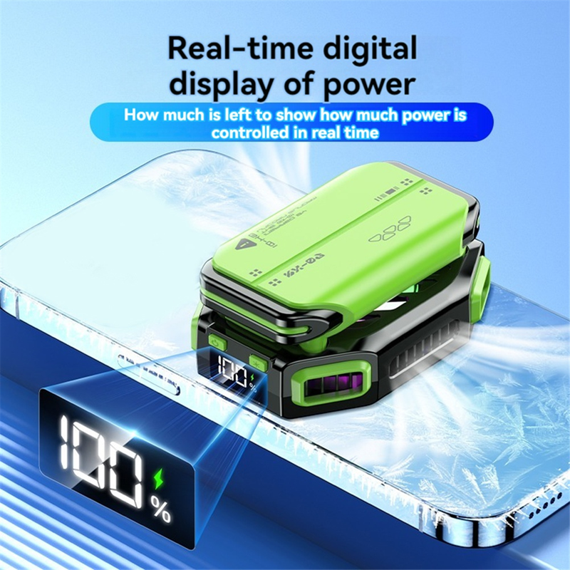 111 Phone Magnetic Semiconductor Cooling Fan Radiator With 7 Adjustable Gears Game Cooler For IOS Android Universal_voghion.com