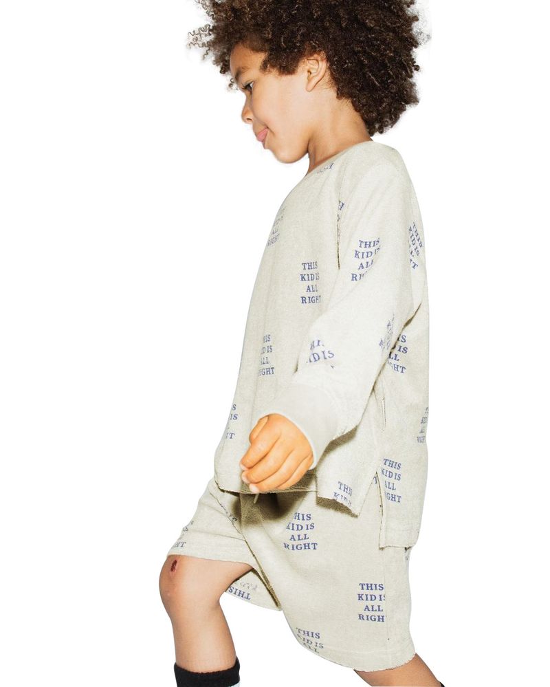 Vêtements pour enfants automne et hiver pull à manches longues short imprimé ensemble deux pièces_voghion.com