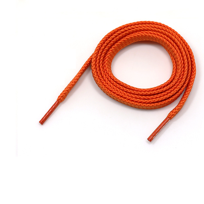 Shoe Accessories double layer shoelaces flat braided sports shoes casual shoes black and white color thickened shoelaces rope a pair_voghion.com