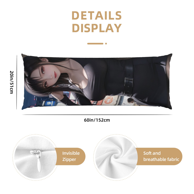 Equal Body Pillowcase, Removable Velvet Equal Body Pillowcase, (excluding Pillow Core)_voghion.com