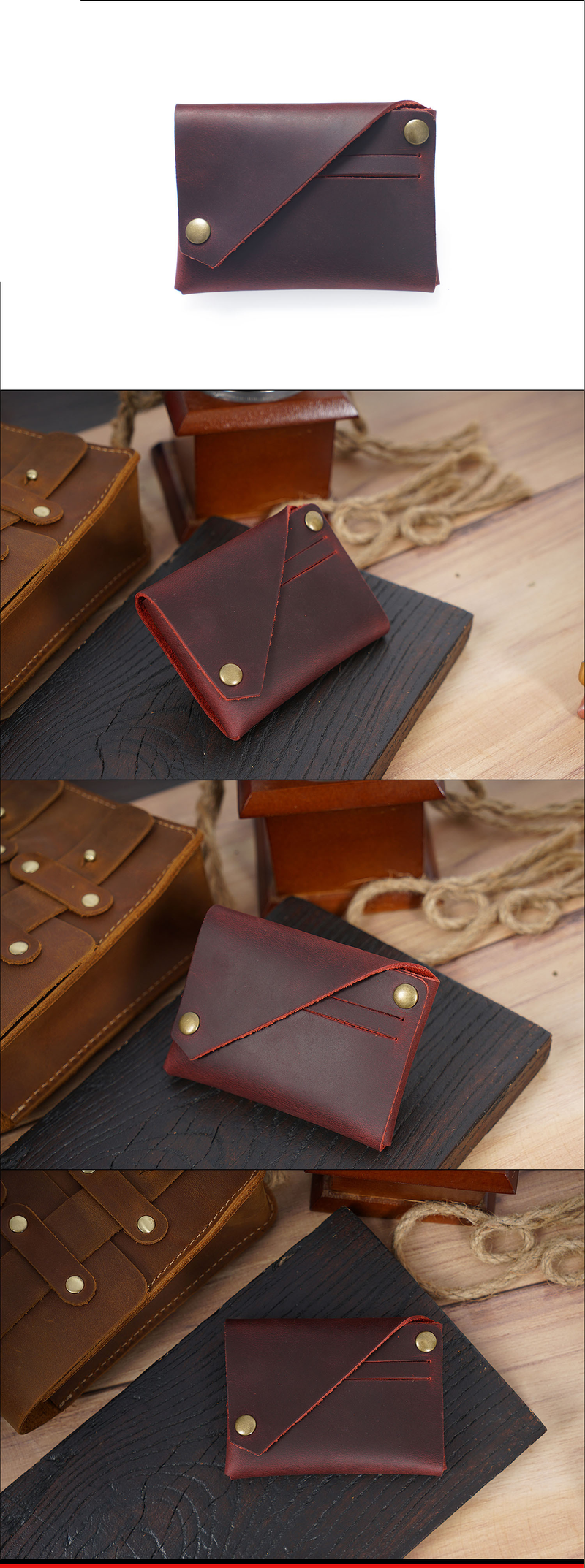 Etui na karty, vintage, skórzany portfel na monety, męski i damski, mini portfel na monety ze skóry bydlęcej_voghion.com