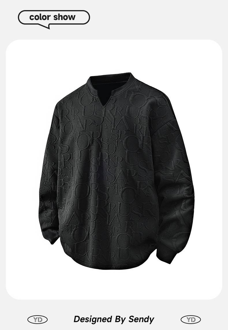 Men's Essential Crewneck Sweatshirt – Heavyweight Basic Pullover With Relaxed Fit (M-4XL, Non-Iron, Tag-Free Comfort, Minimalist Badge Detail)_voghion.com