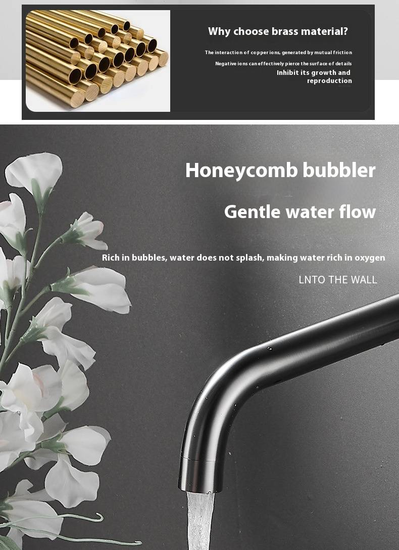 Wall-Mounted Basin Mixer Tap – Thermostatic Bathroom Faucet For Vanity/Sink (Hot & Cold Water, Chrome/Matte Black/Gunmetal/Gold, Ceramic Cartridge)_voghion.com