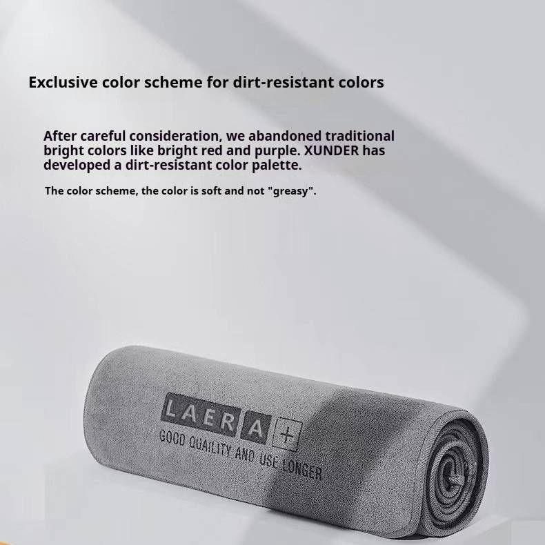 Suede Car Wash Towels - Ultra-Soft Microfiber Cleaning Cloths For Auto Detailing & Interior Care (25x30cm To 35x75cm, Gray) - Lint-Free_voghion.com