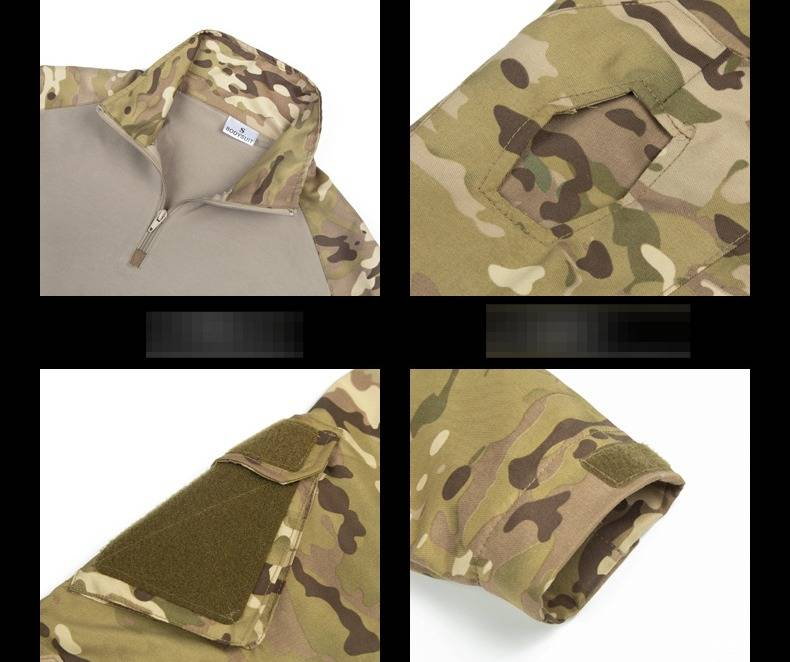 CZ Frogman Tactical Suit – Men's Military Training & Outdoor Camouflage Uniform Set (Jacket & Pants) – CP & Black Python Patterns_voghion.com