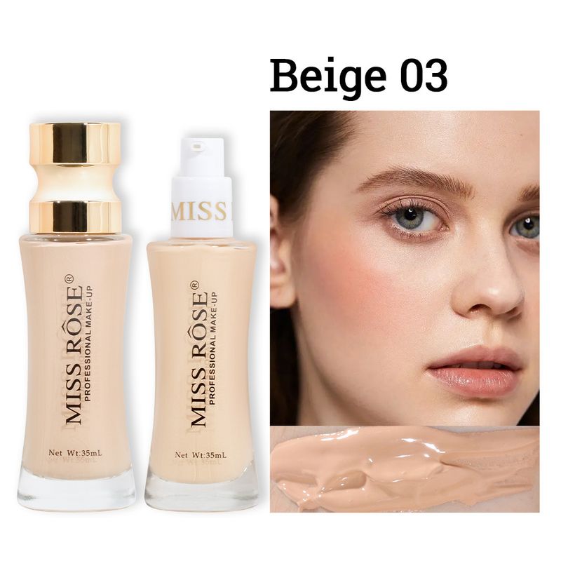 Maquillage du visage longue tenue sans bavure. Fond de teint correcteur naturel et transparent, léger et hydratant_voghion.com