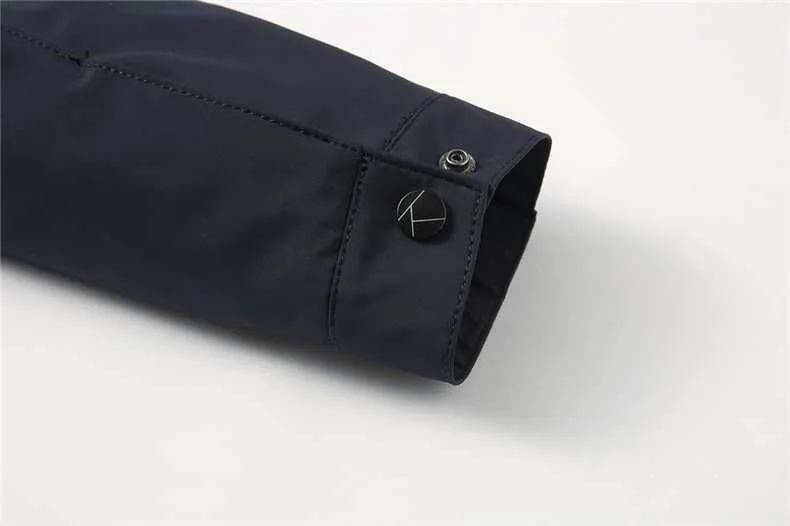 Männer Jacken Frühling Herbst 2022 Mittleren Alters Business Casual Dünne Mantel Männer Stehen Kragen Winddicht Zipper Vater Varsity_voghion.com