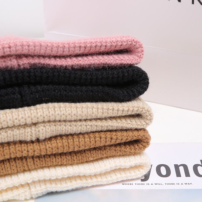 Cappello da uomo in stile coreano, caldo, in lana, per studenti, in tinta unita, invernale, da donna_voghion.com