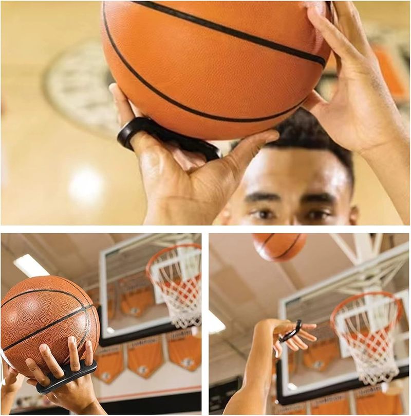 Piastra ausiliaria per basket, piastra di correzione per tiro con la mano sinistra e destra con correttore per dita_voghion.com