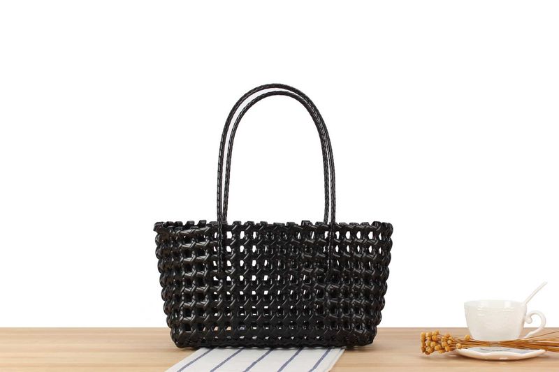 Borsa a tracolla da donna con design cavo, borsa a cestino, borsa da spiaggia, borsa casual, versatile, per tutti i giorni_voghion.com