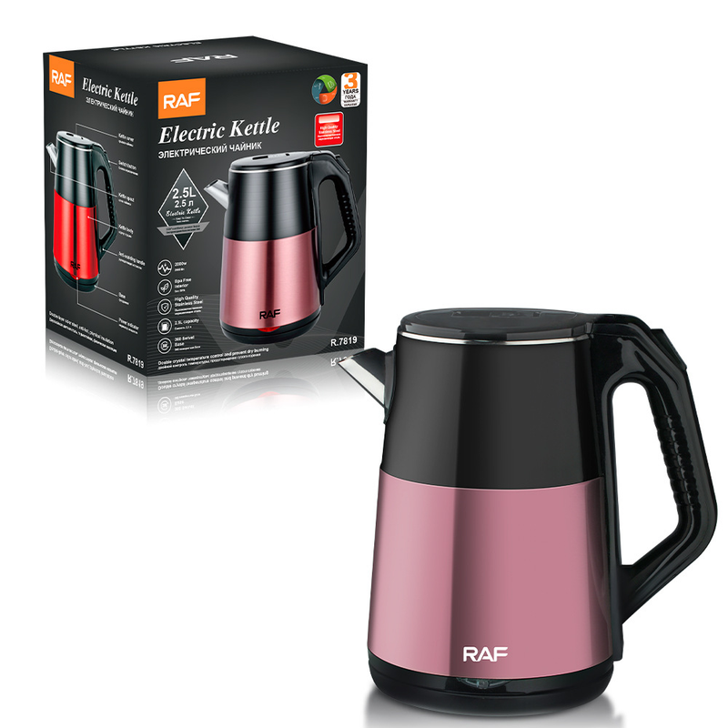 RAF European Standard Cross border Stainless Steel 2.5L Electric Automatic Large Capacity Multifunctional Kettle_voghion.com